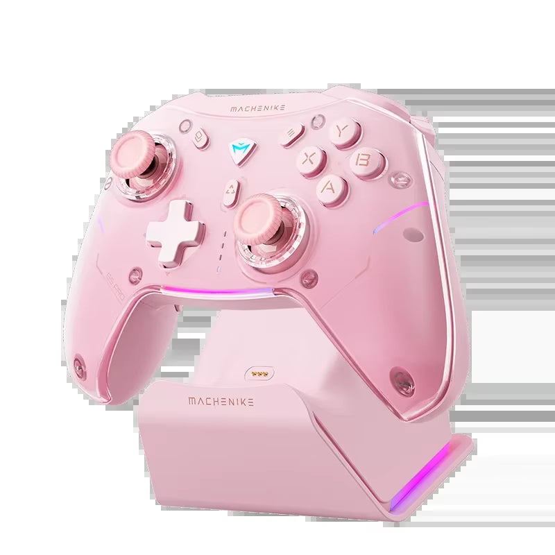 MACHENIKE G5Pro Max Gaming Controller with Charging Dock RGB Wireless Gamepad Hall Effect Joystick Trigger for Switch PC Phone