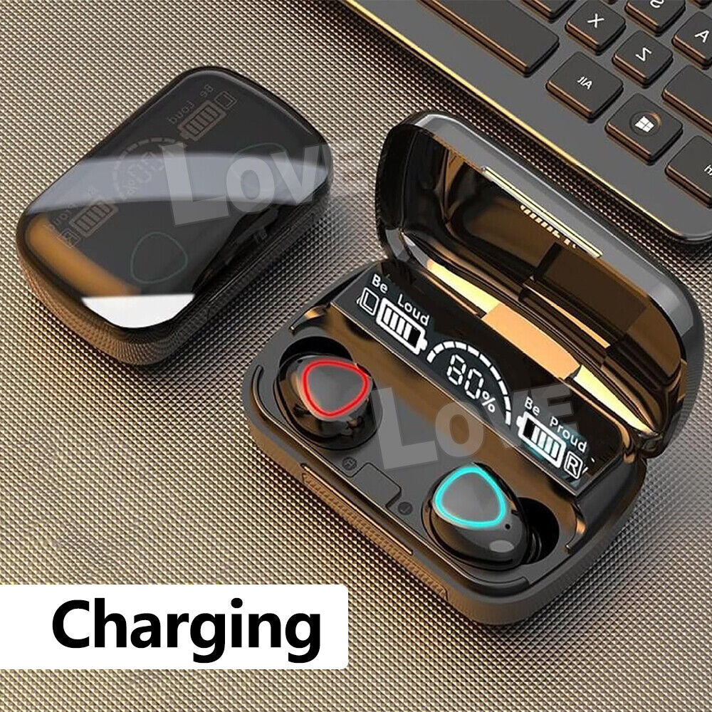 TWS Bluetooth 5.3 Wireless Earbuds Waterproof LED Display Earphones 2025