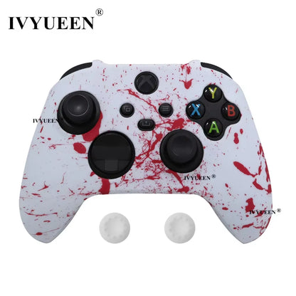 Silicone Case for Xbox Series X S Controller Protective Skin Gamepad Rubber Skin Thumb Grips Cap Joystick Cover Shell