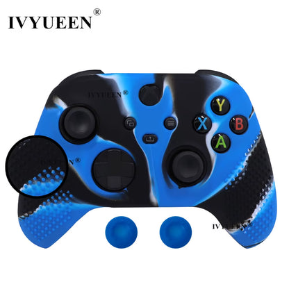 Silicone Case for Xbox Series X S Controller Protective Skin Gamepad Rubber Skin Thumb Grips Cap Joystick Cover Shell