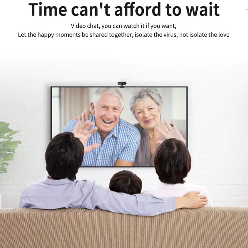 1080P HD Mini Webcam with Microphone, Usb Interface Supports Laptop Desktop Computer, Suitable for Live Video Call Conference