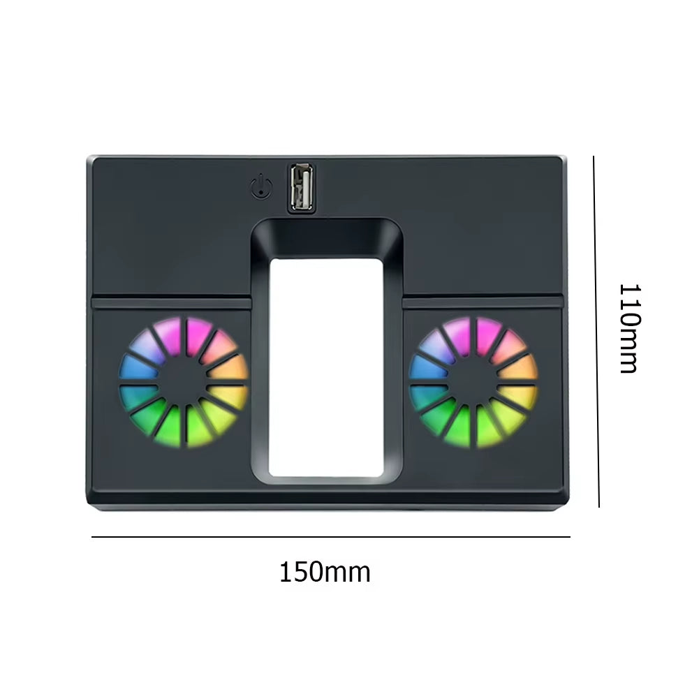 For Xbox Series X Console Cooling Fan Dock Station Vertical Stand with Dual Fans and USB Cooling Stand Cooling for Xbox Series X