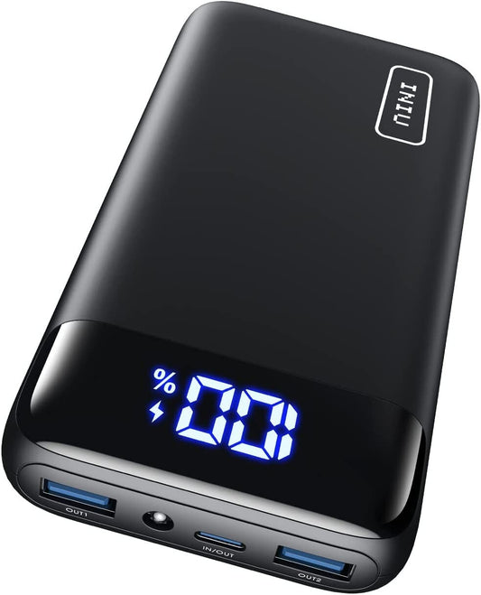 INIU Power Bank, 22.5W 20000Mah USB C in & Out Portable Charger Fast Charging, P