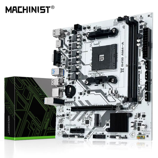 B450 Motherboard AMD Processor Dual-Channel DDR4 Memory AM4 Mainboard M.2 NVME (Supports Ryzen 5500 5600 5600G CPU)