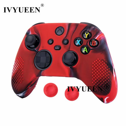 Silicone Case for Xbox Series X S Controller Protective Skin Gamepad Rubber Skin Thumb Grips Cap Joystick Cover Shell