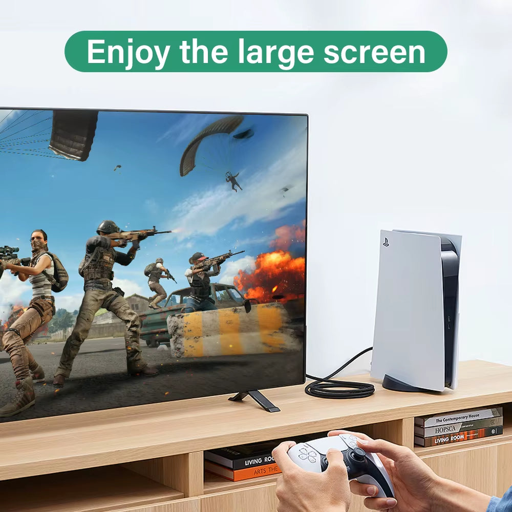 8K HDMI Cable 4K@120Hz 8K@60Hz HDMI 2.1 Cable 48Gbps Adapter for RTX 3080 Earc HDR Video Cable PC Laptop TV Box PS5 1M 3M 5M 7M